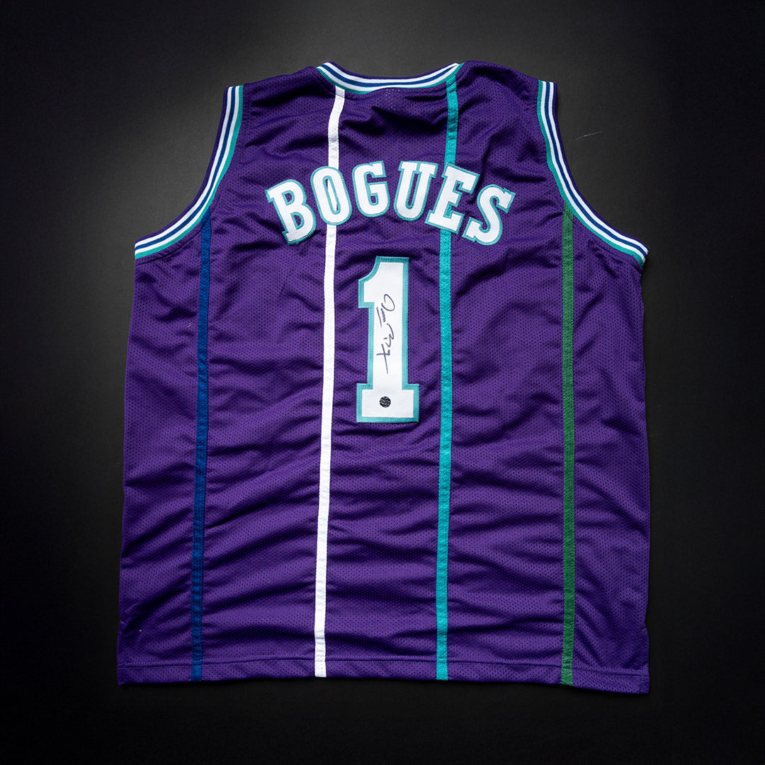 Custom Jersey Muggsy Bogues - Charlotte Hornets